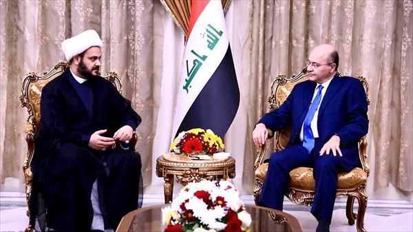 دبیرکل مقاومت اسلامی نُجَباء، با برهم صالح دیدار کرد