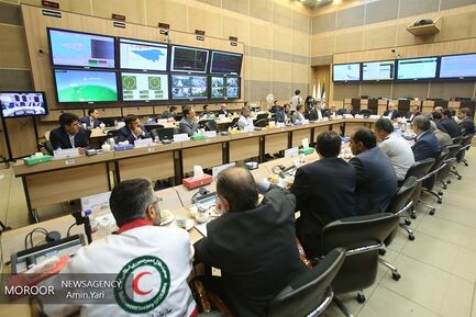 جلسه شورای مدیریت بحران شهر تهران