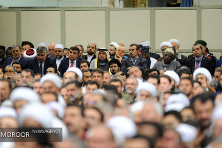 دیدار مسئولان نظام و میهمانان کنفرانس وحدت اسلامی‌ با مقام معظم رهبری