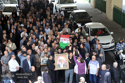  پیکر حجت‌الاسلام و المسلمین دکتر احمد احمدی عضو فقید شورای عالی انقلاب فرهنگی و رئیس سازمان مطالعه و تدوین کتب علوم انسانی دانشگاه‌ها