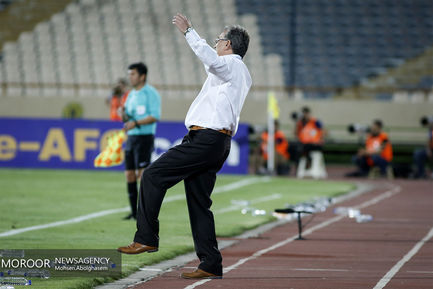 دیدار تیم های فوتبال پرسپولیس ایران و لخویا قطر
