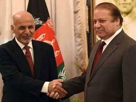 اشرف غنی و نواز شریف با یکدیگر دیدار کردند