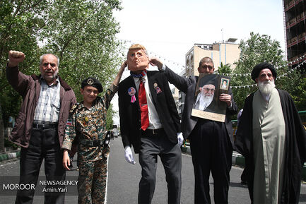 راهپیمایی نمازگزاران تهرانی در حمایت از بیانیه شورای عالی امنیت‎ ملی