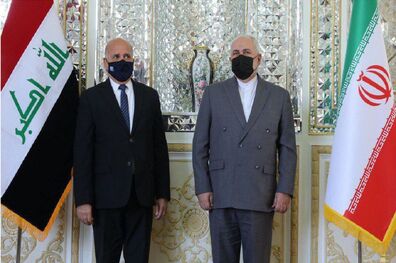 دیدار و رایزنی ظریف با وزیر امور خارجه جمهوری عراق