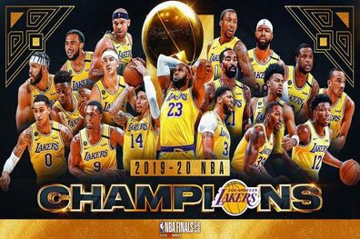 تیم بسکتبال لس آنجلس لیکرز قهرمان NBA شد
