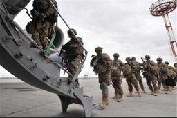 ۲۵ نیروی گارد ملی ارتش آمریکا از نیویورک به افغانستان اعزام شدند