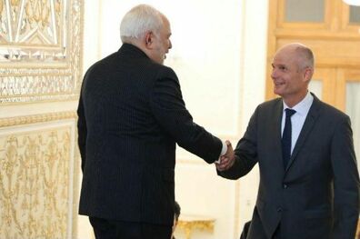 دیدار ظریف و وزیر امور خارجه هلند