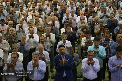 نماز عید سعید قربان صبح امروز اقامه شد