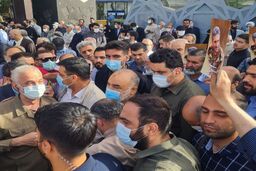 مراسم تشییع پیکر سردار شهید حسن صیاد خدایی برگزار شد