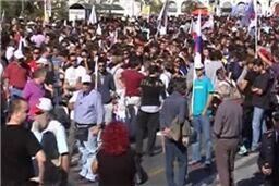 تظاهرات صدهانفری در اعتراض به حکم تخلیه اقامتگاه‌های پناهندگان در یونان