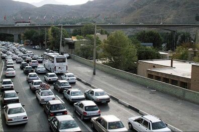 تردد بین استان‌ها آزاد شد/ ترافیک سنگین در آزادراه قزوین - کرج