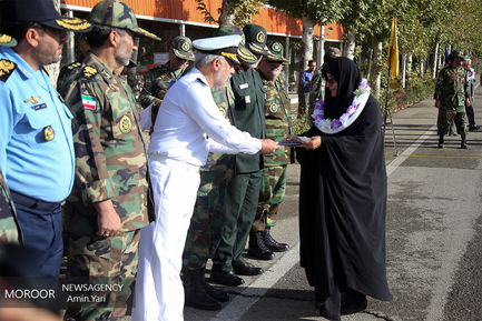 صبحگاه مشترک یگان های نمونه ارتش جمهوری اسلامی ایران