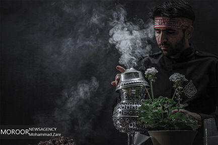 مراسم عزاداری شب عاشورای حسینی در هییت هنر