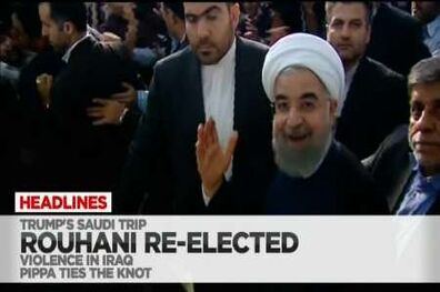 انتخاب دوباره حسن روحانی درصدر اخبار یورونیوز قرار گرفت