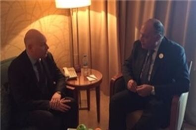 بررسی روند سازش در دیدار وزیر خارجه مصر با نماینده ترامپ
