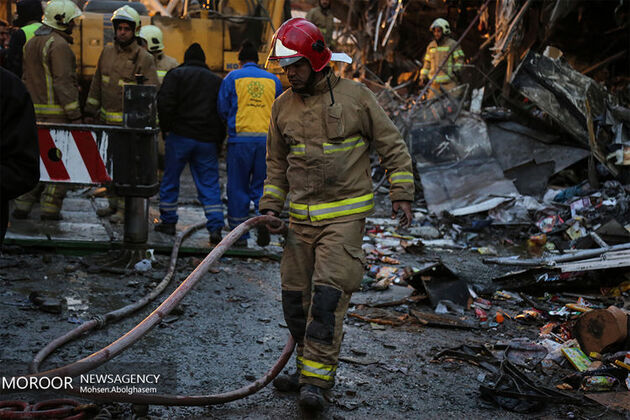 170 مصدوم در حادثه پلاسکو تاکنون