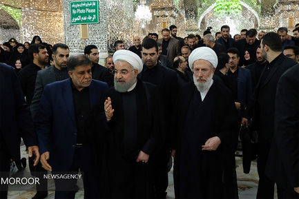 مراسم عزاداری روز عاشورا در حرم شاه عبدالعظیم 