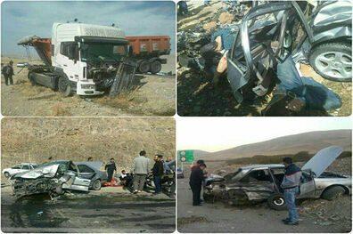 حادثه رانندگی در ایلام 6 مجروح برجای گذاشت