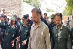 بازدید فرمانده کل سپاه پاسداران از مناطق سیل زده تهران