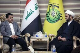 قاسم الاعرجی با شیخ اکرم الکعبی دیدار و گفت و گو کرد