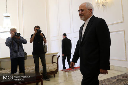 دیدار محمد جواد ظریف، وزیر امور خارجه جمهوری اسلامی ایران با میگل آریاس کانیته، کمیسیونر انرژی اتحادیه اروپا
