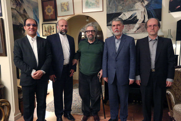 وزیر فرهنگ و ارشاد اسلامی به دیدار مسعود کیمیایی رفت