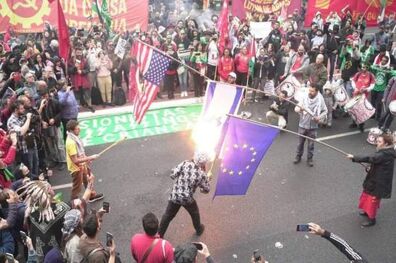 تظاهرات ضدصهیونیستی در «سائوپائولو»
