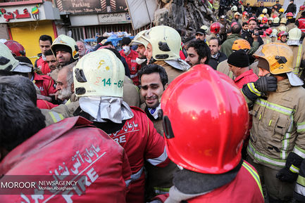 هفتمین روز آواربرداری ساختمان پلاسکو