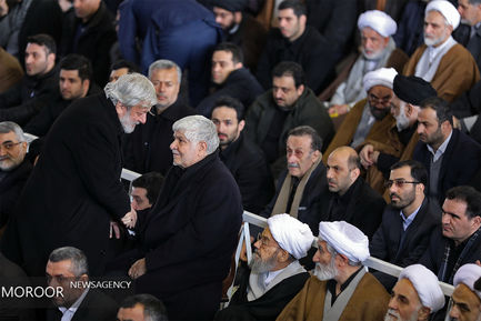 اقامه نماز بر پیکر آیت الله هاشمی رفسنجانی توسط مقام معظم رهبری