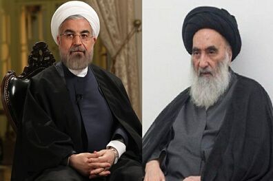 دیدار رئیس جمهور کشورمان با آیت الله سیستانی