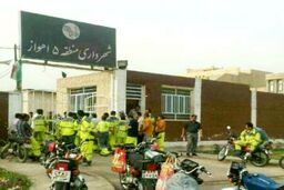تجمع اعتراضی کارگران شهرداری منطقه ۵ اهواز