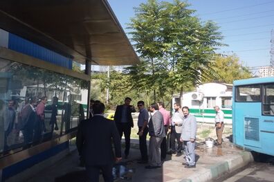 بازدید میدانی معاون حمل و نقل و ترافیک منطقه 6 از ناحیه 6