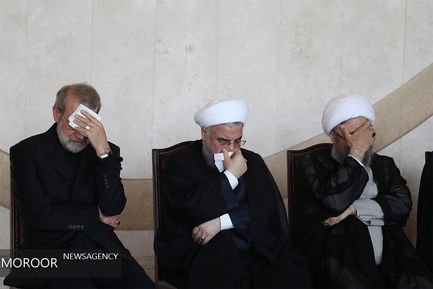 وداع با شهدای ترور در مجلس