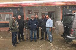 تصویربرداری سریال رعد و برق  در مناطق سیل زده