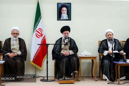دیدار رئیس و مسئولان قوه قضائیه با رهبر معظم انقلاب اسلامی
