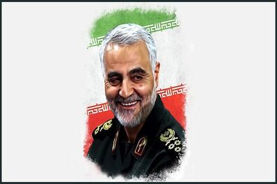 نصب تندیس شهید سردار قاسم سلیمانی همزمان با ایام مبارک دهه فجر