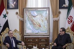 نخست‌ وزیر سوریه با دریادار شمخانی گفتگو کرد