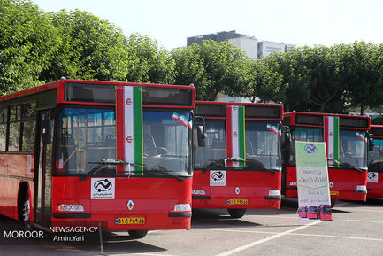 بهره برداری از ناوگان جدید اتوبوس و مینی بوس شهر تهران