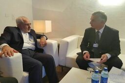 دیدار وزیران خارجه ایران و سوئیس در داووس