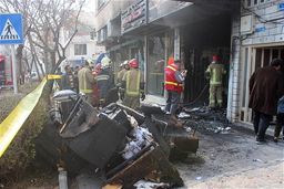 آتش به آرایشگاه مردانه رفت 