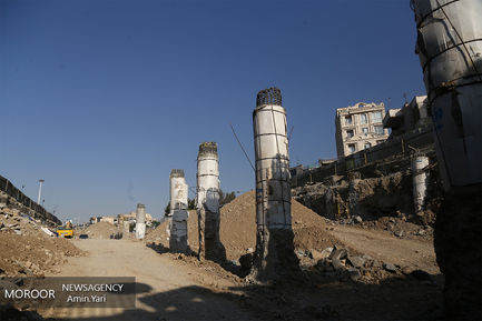 بازدید شهردار از پروژه های عمرانی شهر تهران