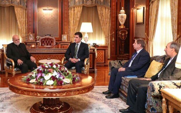 دیدار ایرج مسجدی با نیچروان بارزانی