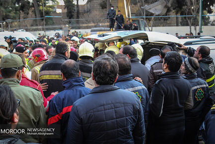 هفتمین روز آواربرداری ساختمان پلاسکو