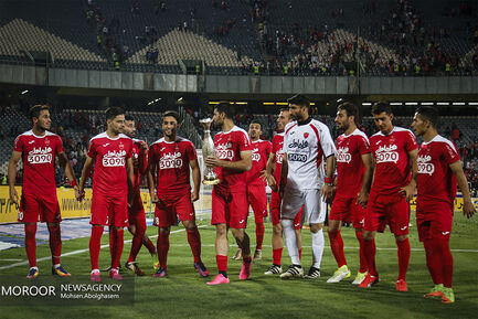 جشن قهرمانی پرسپولیس در سوپرجام فوتبال