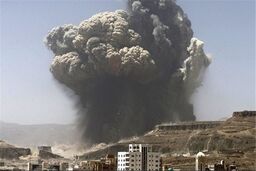 حملات شدید هوایی ارتش عربستان به صنعا