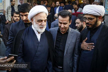 مراسم ختم برادر محمود احمدی نژاد