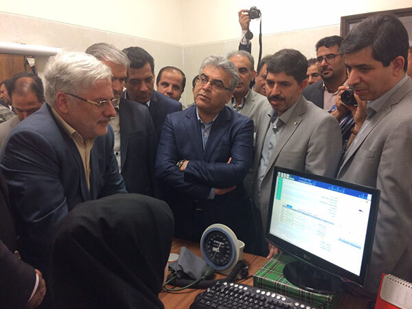 افتتاح مرکز درمانی تامین اجتماعی شهدای شهرستان ازنا
