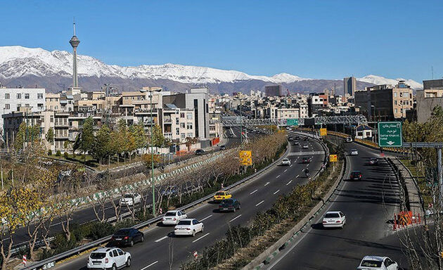 کیفیت هوای تهران ۵ اردیبهشت ۱۴۰۲ / شاخص کیفیت هوای تهران روی عدد ۷۰ و سالم است