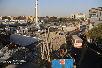 بازدید شهردار از پروژه های عمرانی شهر تهران