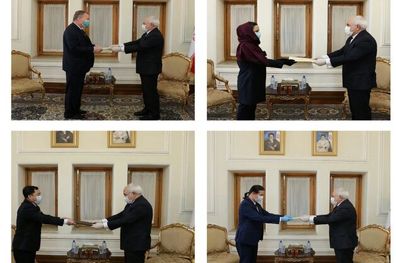 دیدار سفرای برخی کشورها در ایران با ظریف